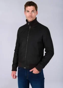 Blouson en cuir de buffle huilé-jerem Best Sale