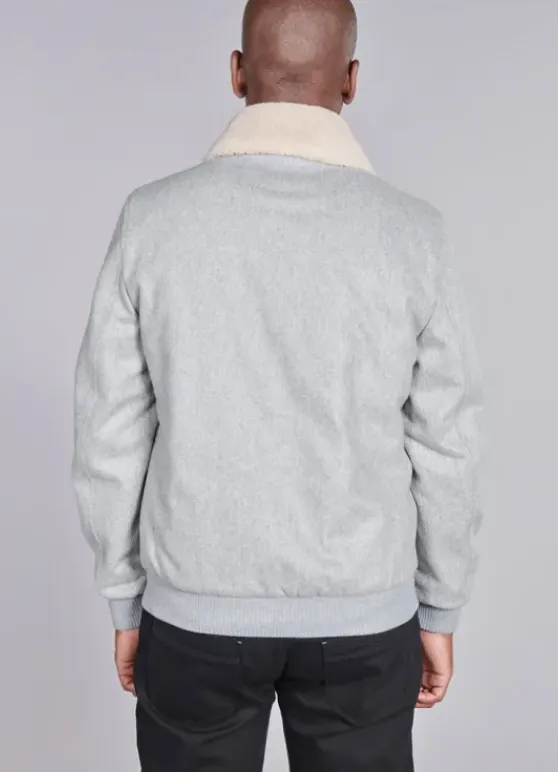 Blouson en poly-laine-jerem Discount
