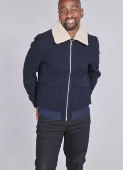 Blouson en poly-laine – style Bombers-jerem Online