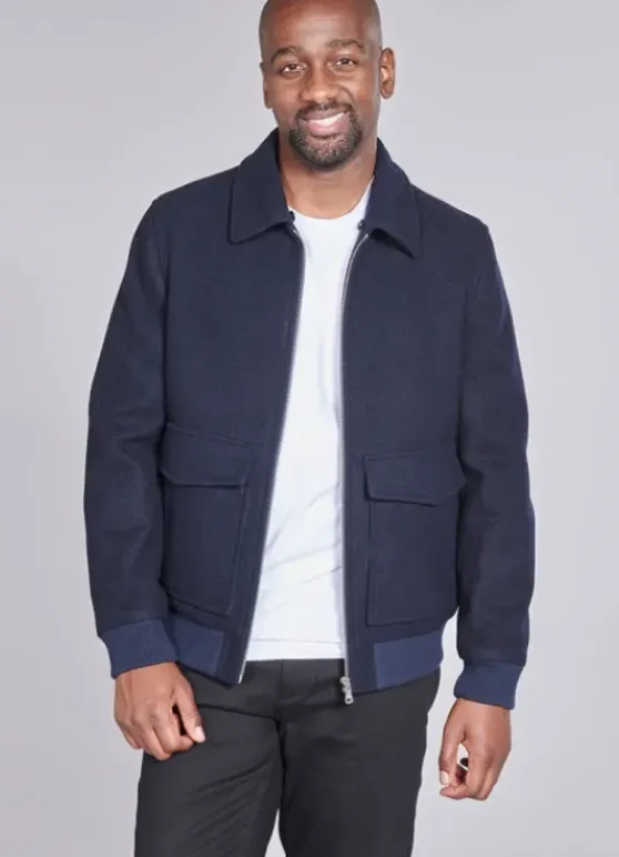 Blouson en poly-laine – style Bombers-jerem Online