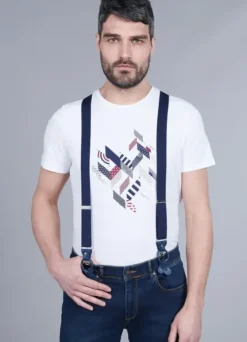 Bretelles bleu marine-jerem New