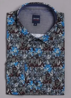 Chemise à imprimée en coton-jerem Best Sale