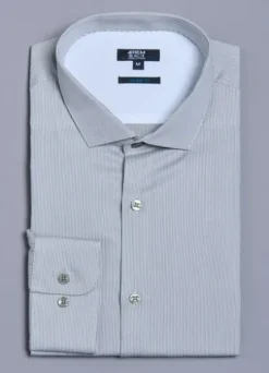 Chemise à rayures en coton - Tailored Fit-jerem Online