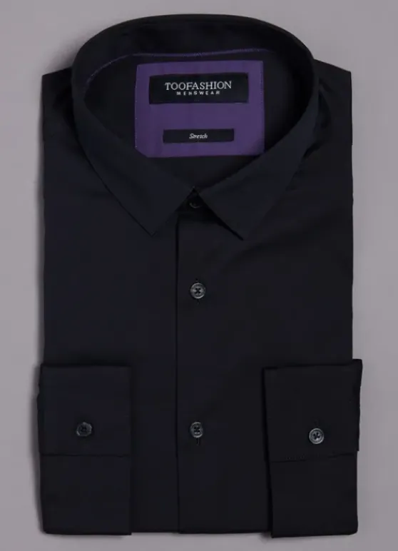 Chemise slim en popeline stretch-jerem Clearance