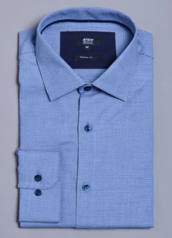 Chemise texturée – Confort fit-jerem Outlet