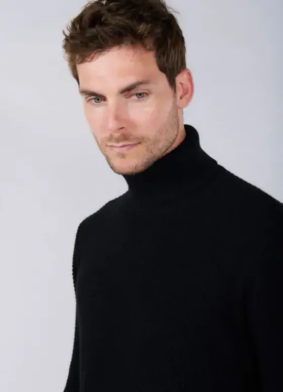 Col roulé en maille fantaisie Brado-jerem Flash Sale