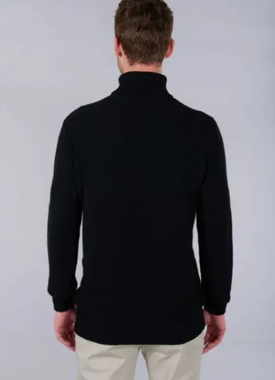 Col roulé en maille fantaisie Brado-jerem Flash Sale