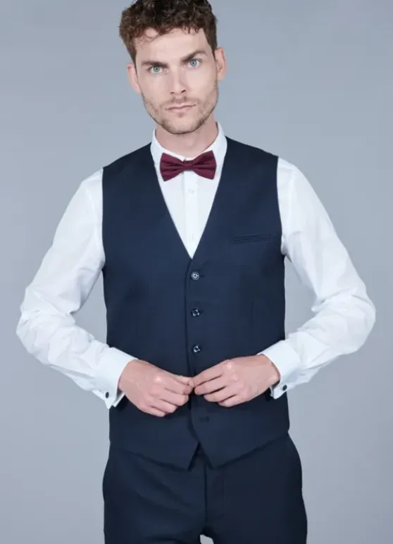 Gilet boutonné noir-jerem Outlet