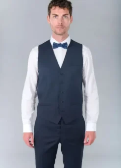 Gilet de costume à carreau fondu en laine vierge Super 110's Natural Stretch-jerem Online