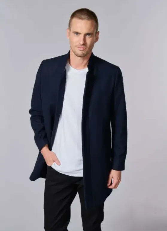 Manteau à col officier-jerem Cheap