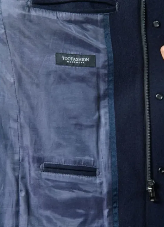 Manteau à col officier-jerem Cheap