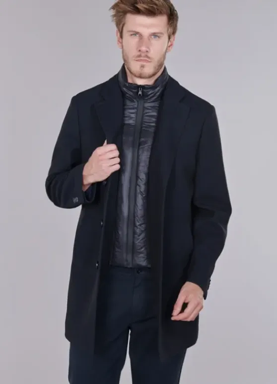 Manteau col tailleur mi-long-jerem Shop