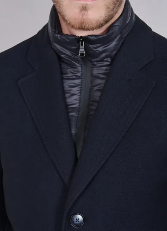 Manteau col tailleur mi-long-jerem Shop