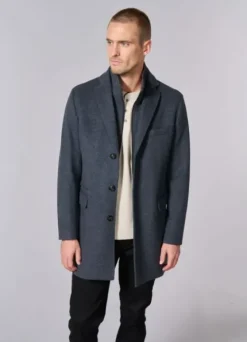 Manteau à col tailleur mi-long-jerem Flash Sale