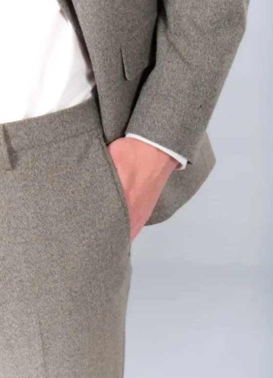 Pantalon de costume ajusté bi-stretch faux-uni-jerem Flash Sale