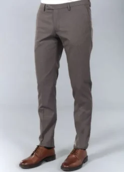 Pantalon de costume ajusté et stretch à motif subtile-jerem Cheap