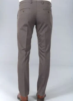 Pantalon de costume ajusté et stretch à motif subtile-jerem Cheap