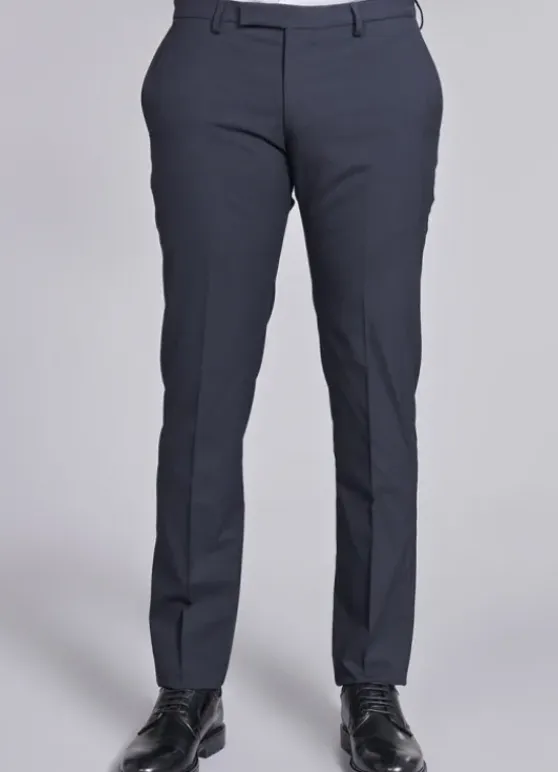 Pantalon de costume en poly-viscose stretch-jerem Hot