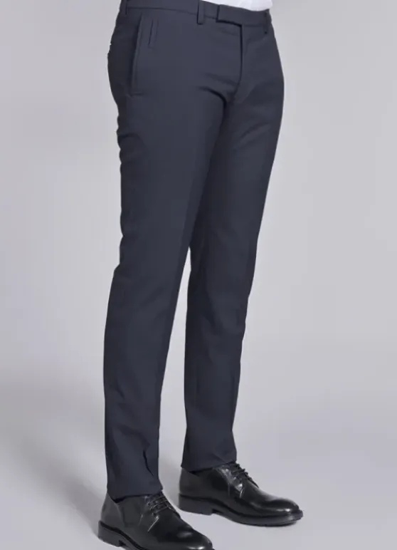Pantalon de costume en poly-viscose stretch-jerem Hot