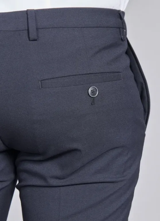 Pantalon de costume en poly-viscose stretch-jerem Hot