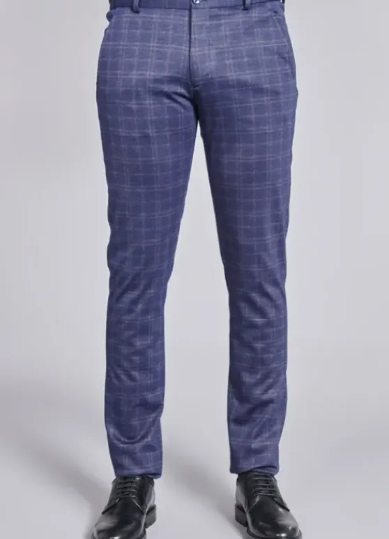 Pantalon de costume en poly-viscose stretch-jerem Cheap