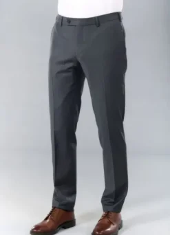 Pantalon de costume lavable en fil à fil bi-stretch de laine mélangée-jerem Flash Sale