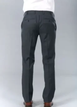 Pantalon de costume lavable en fil à fil bi-stretch de laine mélangée-jerem Flash Sale