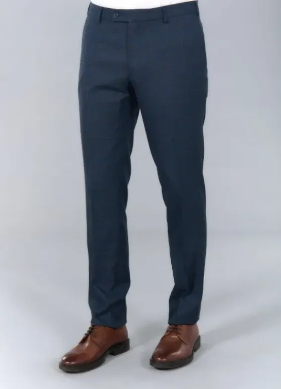 Pantalon de costume stretch à carreaux-jerem Clearance