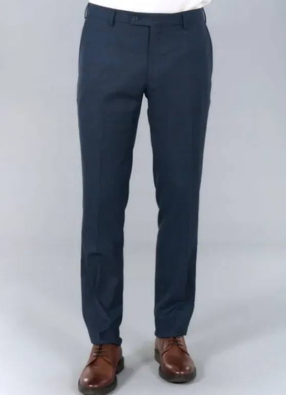 Pantalon de costume stretch à carreaux-jerem Clearance