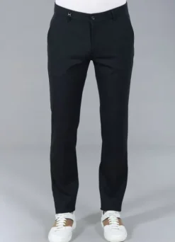 Pantalon de ville en sergé stretch faux-uni-jerem Cheap