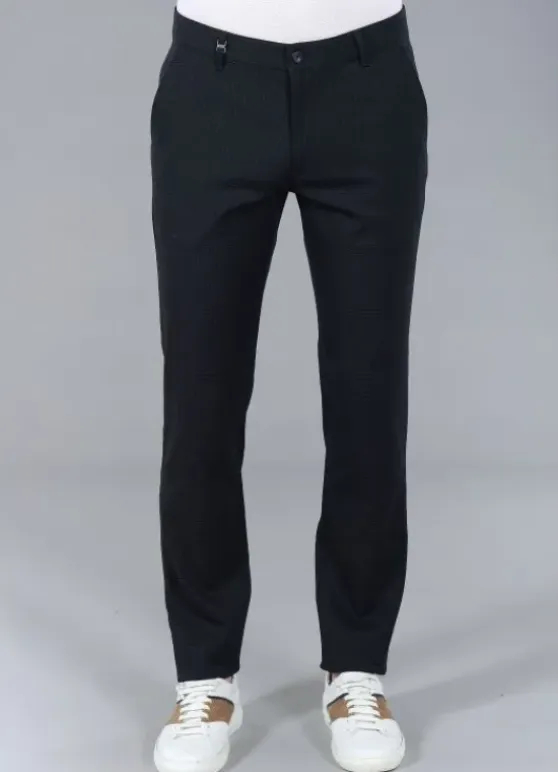 Pantalon de ville en sergé stretch faux-uni-jerem Cheap