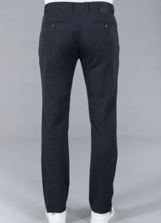 Pantalon de ville en sergé stretch faux-uni-jerem Cheap