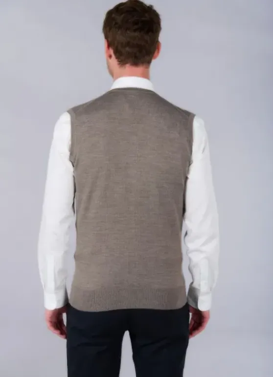 Pull sans manche col V Pilet-jerem Store