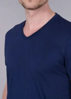 T-shirt Drift en coton mercerisé à col V-jerem Fashion