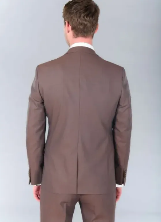 Veste de costume chinée en laine vierge Super 110’s Natural Stretch-jerem Online