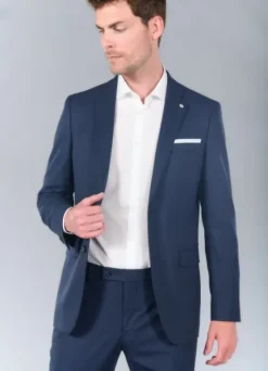 Veste de costume classique en étamine faux unis-jerem Outlet