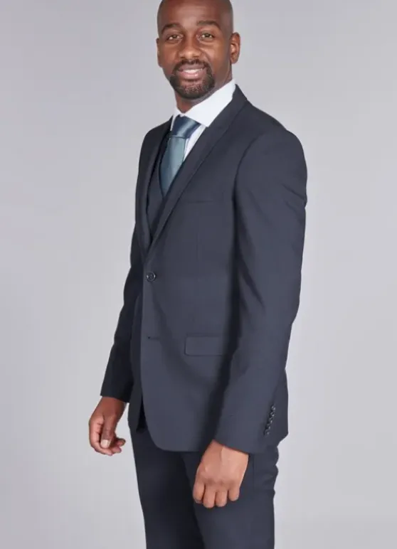 Veste de costume en poly-viscose stretch-jerem Flash Sale