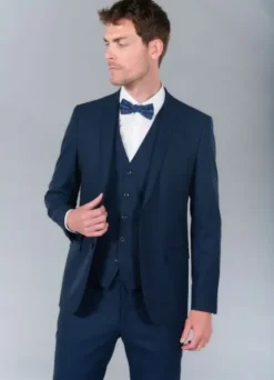 Veste de costume stretch à pied-de-poule pépita discret-jerem Discount