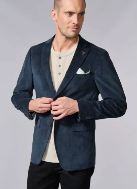 Veste de ville en velours recyclé-jerem New