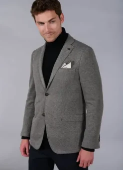 Veste souple en laine vierge mélangée-jerem Best
